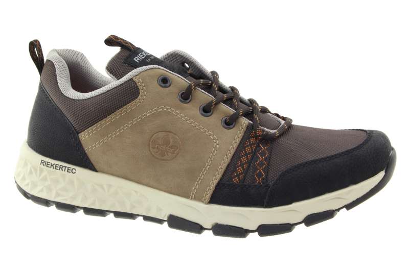 RIEKER Pánské hnědo černé tenisky