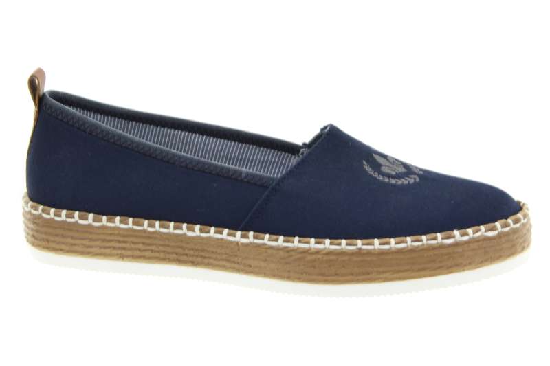 RIEKER Dámské tmavě modré balerínky