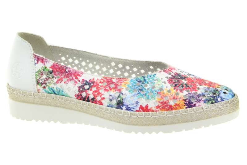 RIEKER Dámské kožené multi baleríny