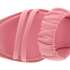 TAMARIS Dámské kožené růžové pantofle na podpatku