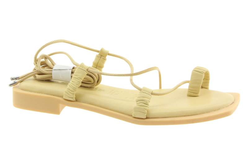 TAMARIS Dámské žluté kožené sandálky