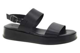 TAMARIS Dámské kožené letní sandály černé 