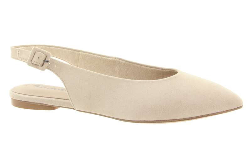 TAMARIS Dámské textilní béžové baleríny