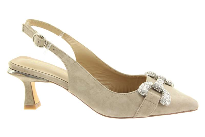 ALMA EN PENA Dámské kožené béžové lodičky