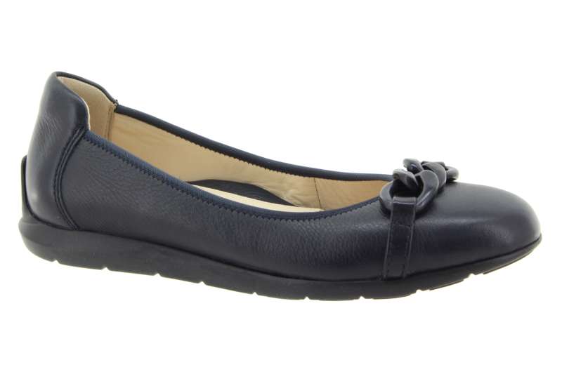 ARA Dámské kožené tm.modré baleríny