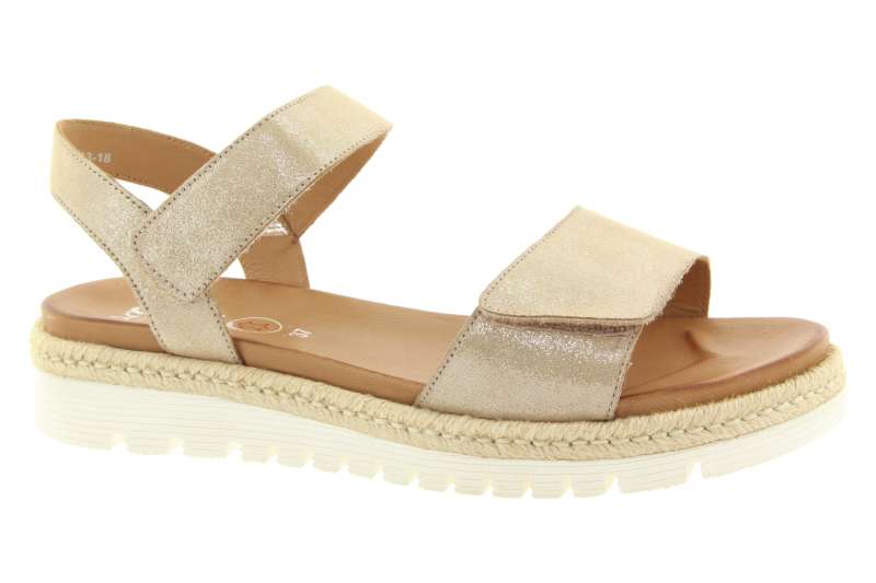 ARA Dámské kožené béžové sandály