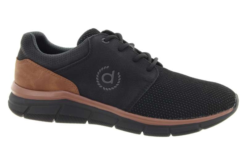 BUGATTI Pánské černé textilní tenisky