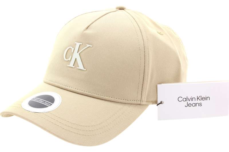 CALVIN KLEIN Pánská béžová kšiltovka