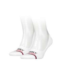 TOMMY HILFIGER Pánské bílé ponožky 2 páry