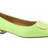 EPICA Dámské kožené zelené balerínky
