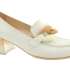HISPANITAS Dámské kožené krémové mokasíny
