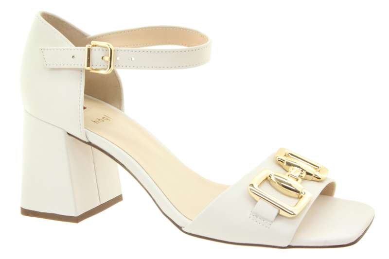 HÖGL Dámské krémové kožené sandálky