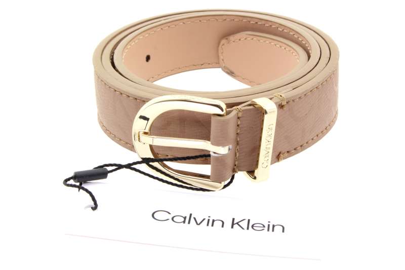 CALVIN KLEIN Dámský béžový pásek