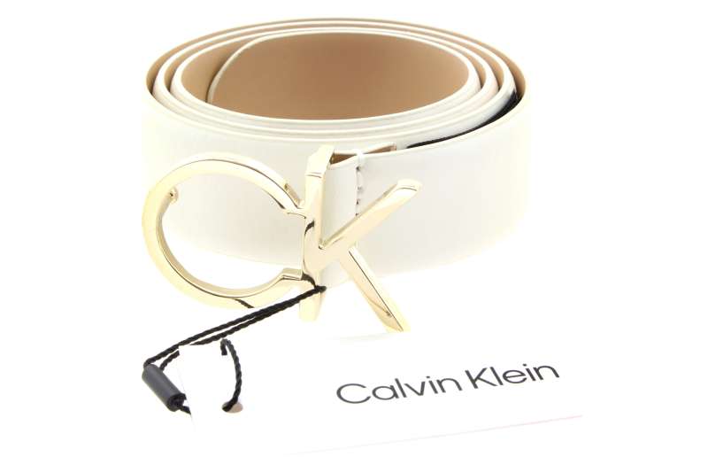 CALVIN KLEIN Dámský bílý pásek