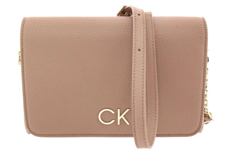 CALVIN KLEIN Dámský béžový elegantní crossover se zlatými detaily