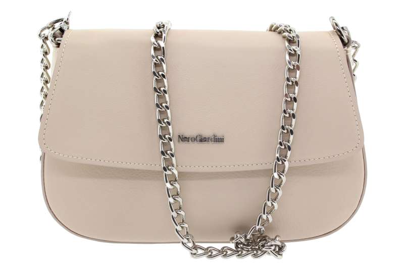 NERO GIARDINI Dámská kožená béžová kabelka