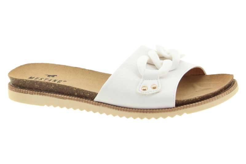 MUSTANG Dámské bílé pantofle