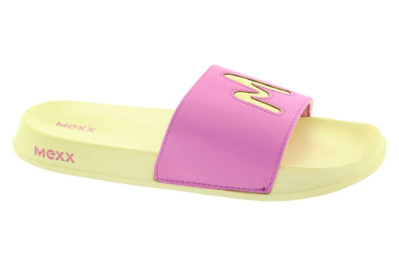 MEXX Dámské žluto-růžové pantofle