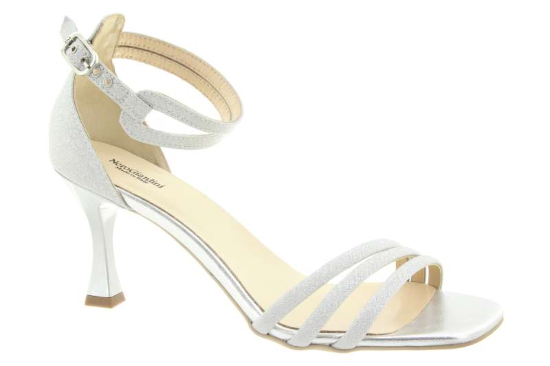 NERO GIARDINI Dámské kožené sv.šedé páskové