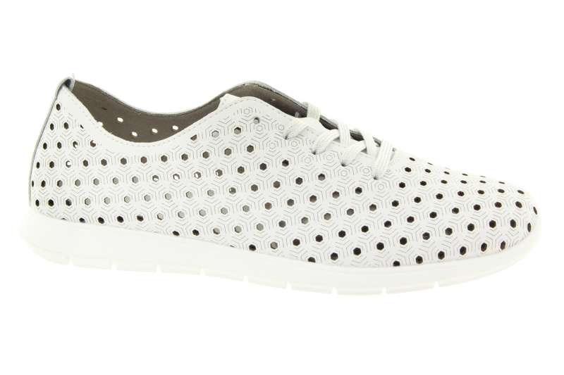 REMONTE Dámské kožené bílé polobotky