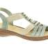 RIEKER Dámské mintové sandálky