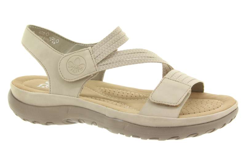 RIEKER Dámské béžové sandálky