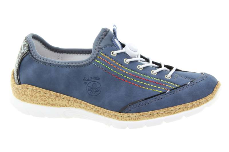 RIEKER Dámské modré tenisky