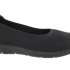 SKECHERS Dámské černé textilní balerínky