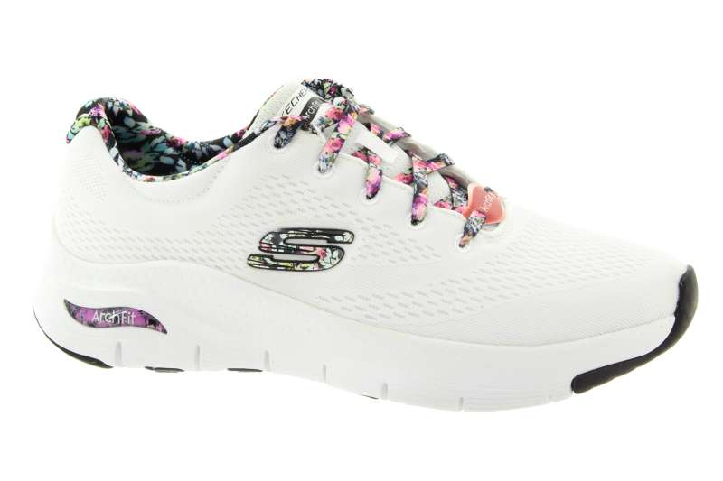 SKECHERS Dámské bílé textilní tenisky