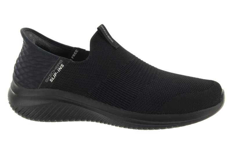 SKECHERS Pánské textilní černé slip-ins