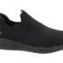 SKECHERS Pánské černé textilní slip-on