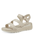 TAMARIS Dámské krémové sandálky