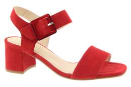 ARA Dámské červené kožené sandály