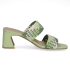 CAPRICE Dámské zelené pantofle