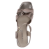 CAPRICE Dámské kožené sandálky na podpatku