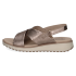 CAPRICE Dámské kožené metallic sandálky