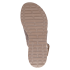 CAPRICE Dámské kožené metallic sandálky