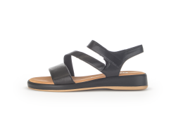GABOR Dámské kožené černé sandály