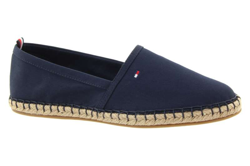 TOMMY HILFIGER Dámské tm.modré textilní espadrilky