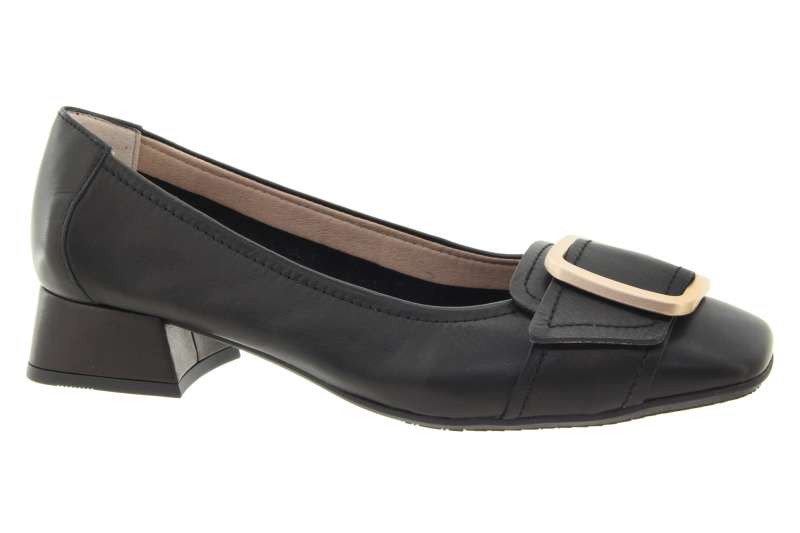 HISPANITAS Dámské kožené černé balerínky