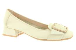 HISPANITAS Dámské kožené balerínky nata