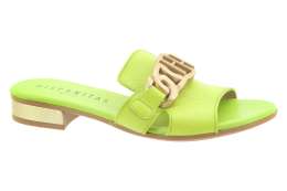 HISPANITAS Dámské kožené kiwi pantofle