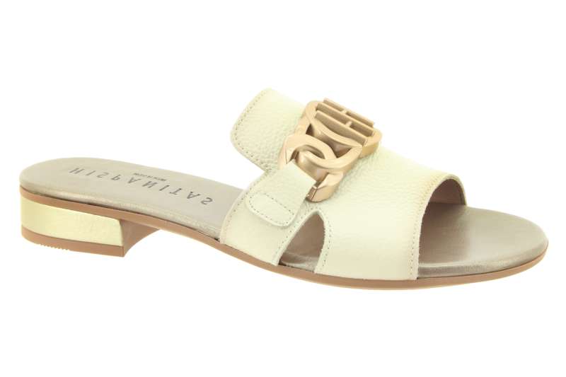 HISPANITAS Dámské kožené pantofle nata