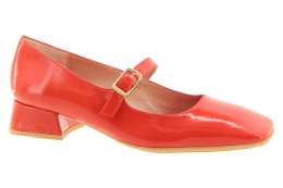 HISPANITAS Dámské kožené červené lodičky