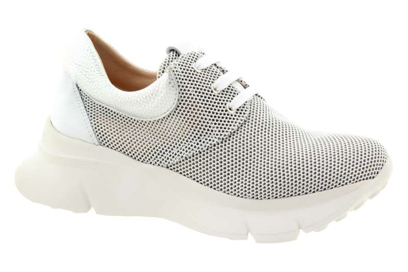 HISPANITAS Dámské kožené bílé tenisky na klínku