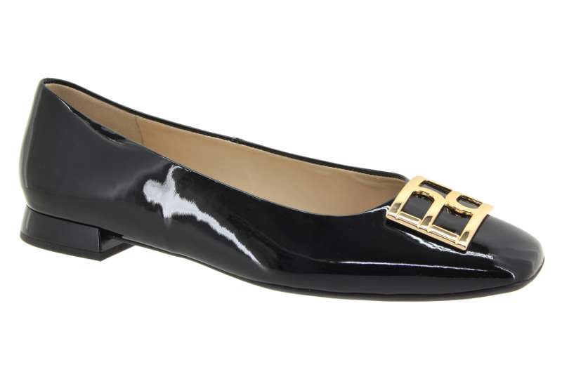 HÖGL Dámské černé kožené baleríny