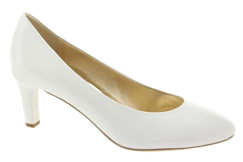 HÖGL Dámské perleťově-bílé kožené lodičky