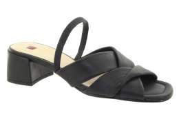 HÖGL Dámské černé kožené pantofle