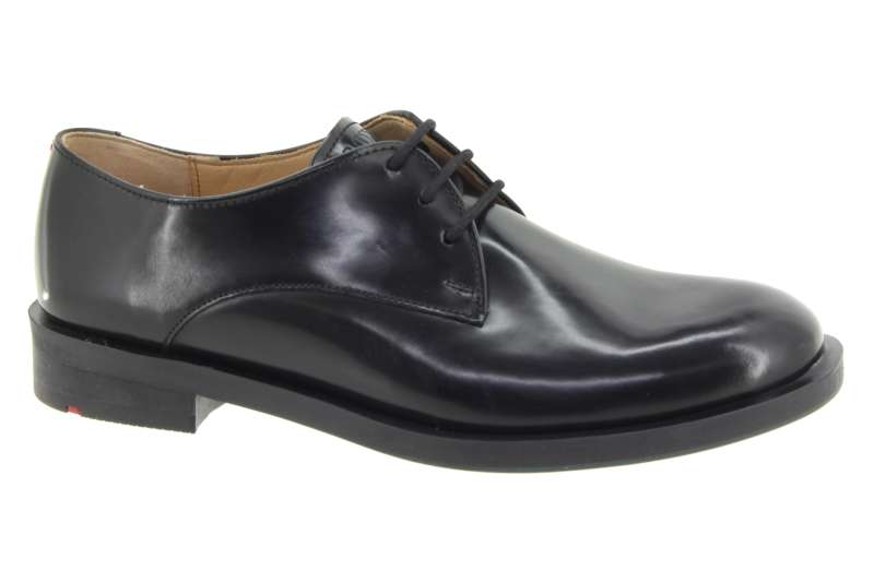 LLOYD Dámské černé kožené polobotky