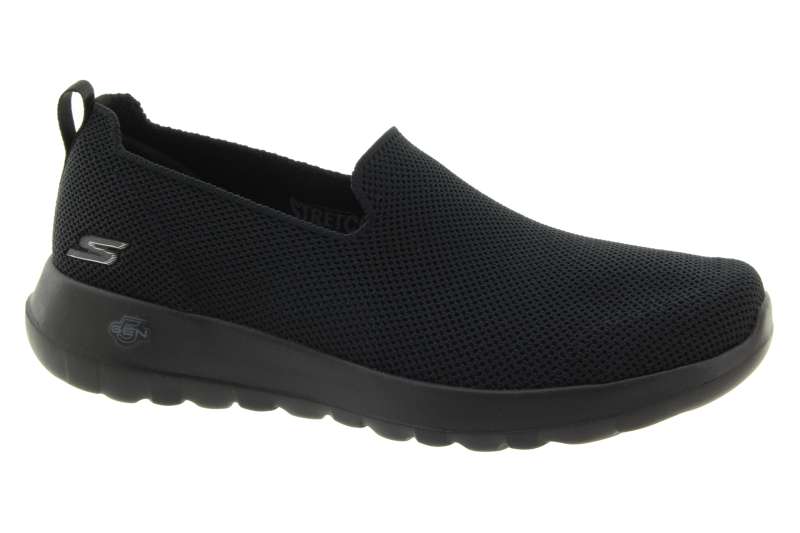 SKECHERS Dámské textilní černé mokasíny